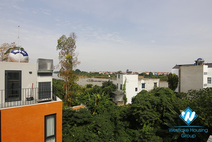 The newest house on the market is carefully prepared by the owner for every detail for rent in Ngoc Thuy Long Bien
