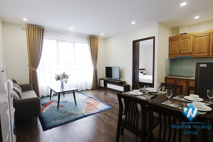 A splendid one-bedroom apartment on Dao Tan street, Ba Dinh