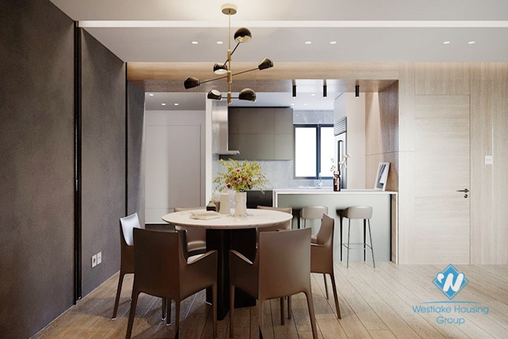 A high end, spacious 3 bedroom apartment for rent in Ciputra, Tay Ho