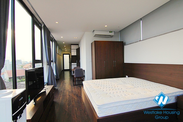 Studio apartment is designed with lots of light and lake view for rent in Ho Ba Mau, Hai Ba Trung