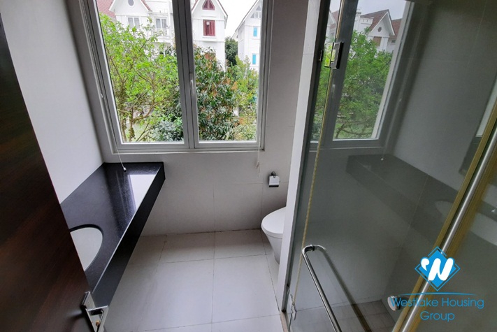 Modern unfurnished 4 bedrooms villa for rent in Vinhomes Riverside, Long Bien, Hanoi