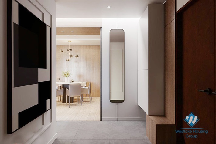 A high end, spacious 3 bedroom apartment for rent in Ciputra, Tay Ho
