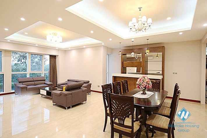 A beautiful, bright 4 bedroom apartment for rent in Ciputra