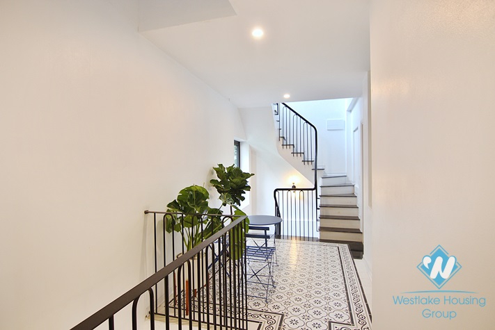 Lake view 1 bedroom apartment for lease in Yen Phu village, Tay Ho