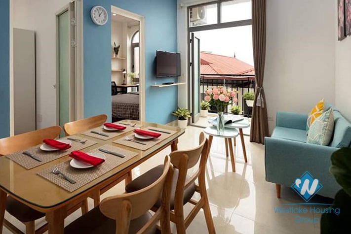 A lovely two bedrooms apartment for rent in Au Co, Tay Ho