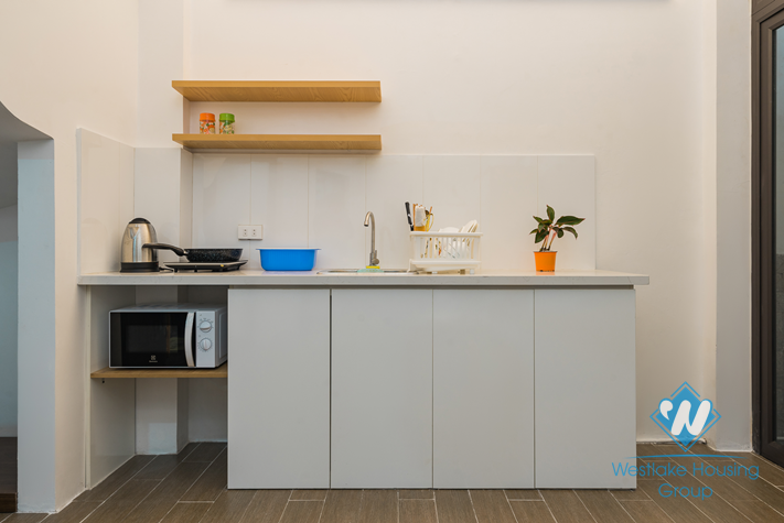 A simple and nice studio apartment for rent in Ba Dinh District