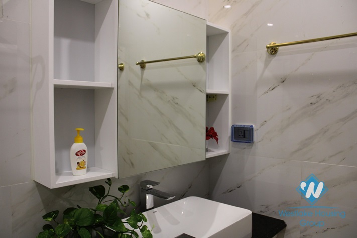 Morden one bedroom apartment for rent in Sun Grand, Thuy Khue, Ba Dinh