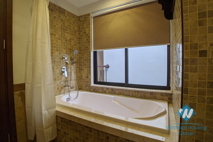 Japanese style one bedroom apartment for rent in Ling Lang, Ba Dinh