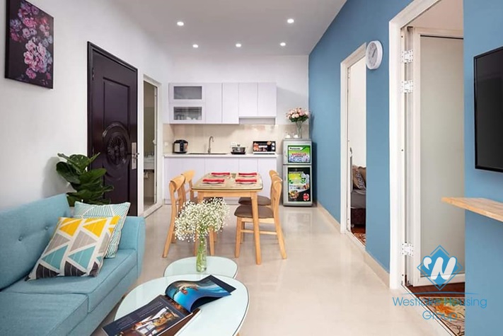 A lovely two bedrooms apartment for rent in Au Co, Tay Ho