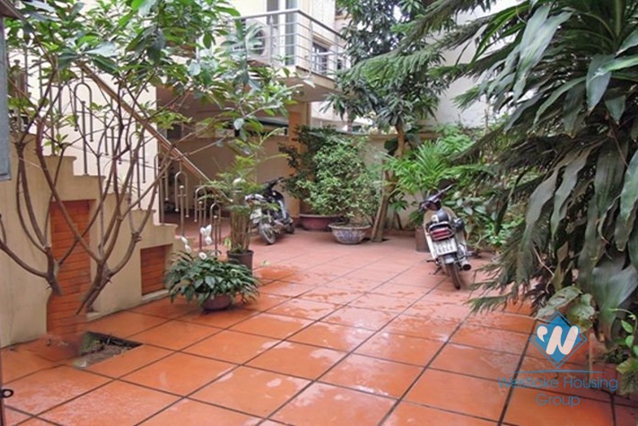 A beautiful French style villa for rent in Tay Ho District