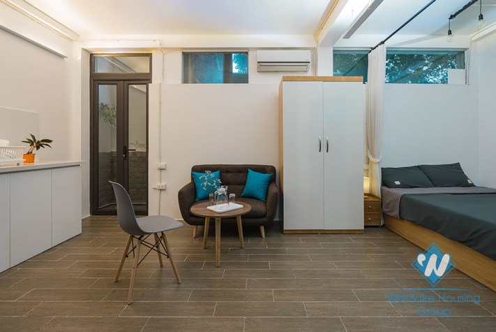 A simple and nice studio apartment for rent in Ba Dinh District