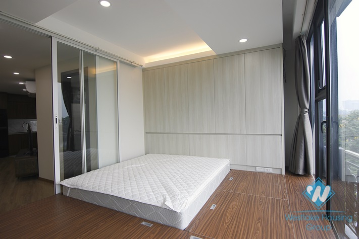 Lake view 2 bedrooms apartment for rent in Tran Vu, Truc Bach