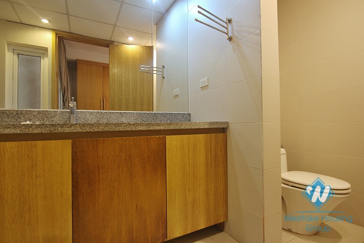 Lake view 03 bedrooms apartment with big balcony for rent in Tay Ho area