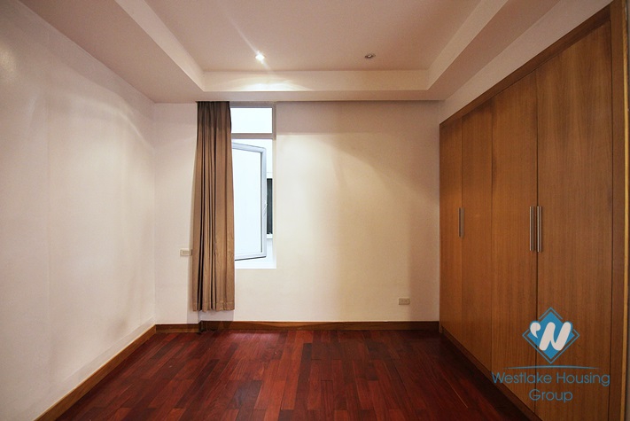 Lake view 03 bedrooms apartment with big balcony for rent in Tay Ho area