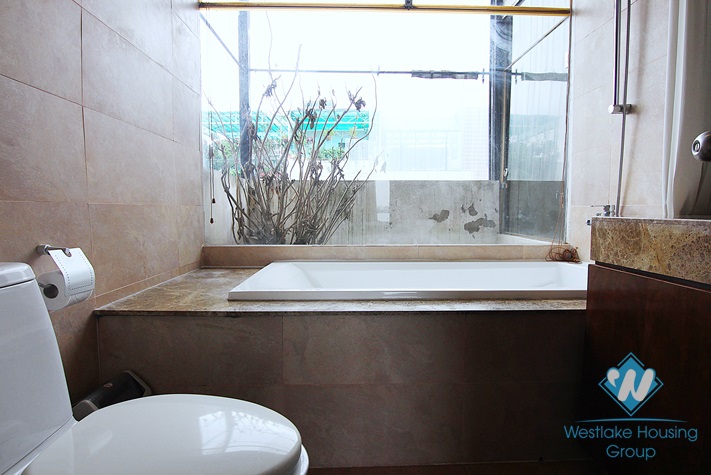Lake view 2 bedrooms apartment for rent in Quang Khanh st, Tay Ho