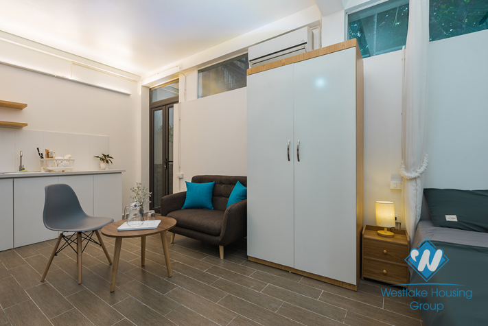 A simple and nice studio apartment for rent in Ba Dinh District