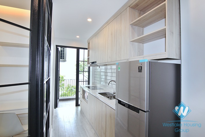 Lake view 1 bedroom apartment for lease in Yen Phu village, Tay Ho
