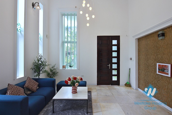 Nice design house with outstanding design for rent in Tay Ho