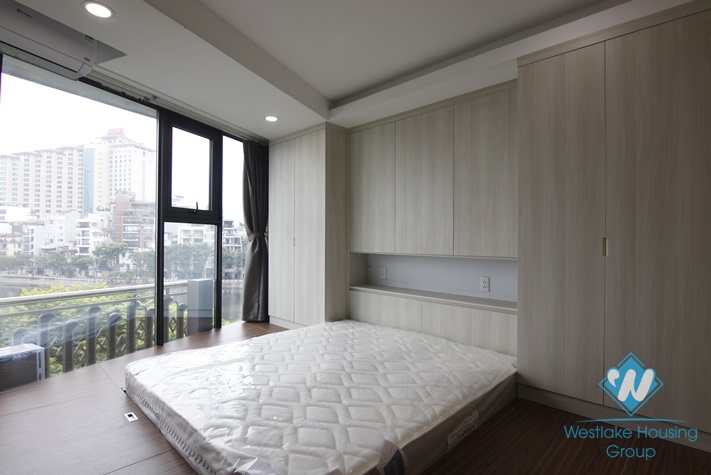 Lake view 2 bedrooms apartment for rent in Tran Vu, Truc Bach