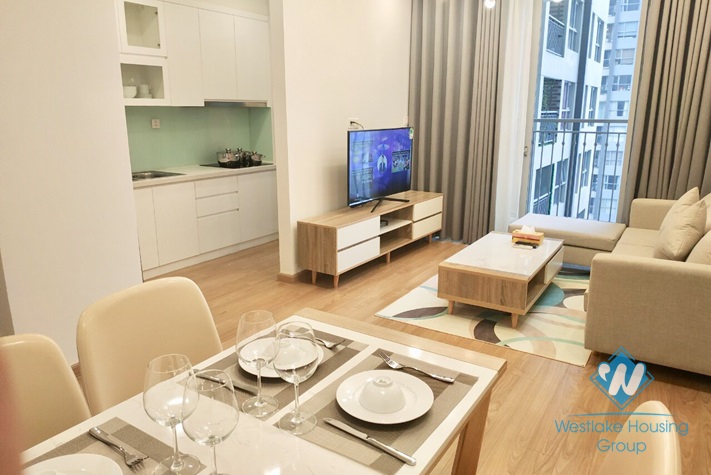 Bright two bedrooms apartment for rent in Vinhomes Gardenia, Nam Tu Liem