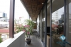 Serviced apartment with long balcony for rent in Kim Ma, Ba Dinh
