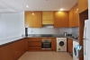 Lake view 03 bedrooms apartment with big balcony for rent in Tay Ho area