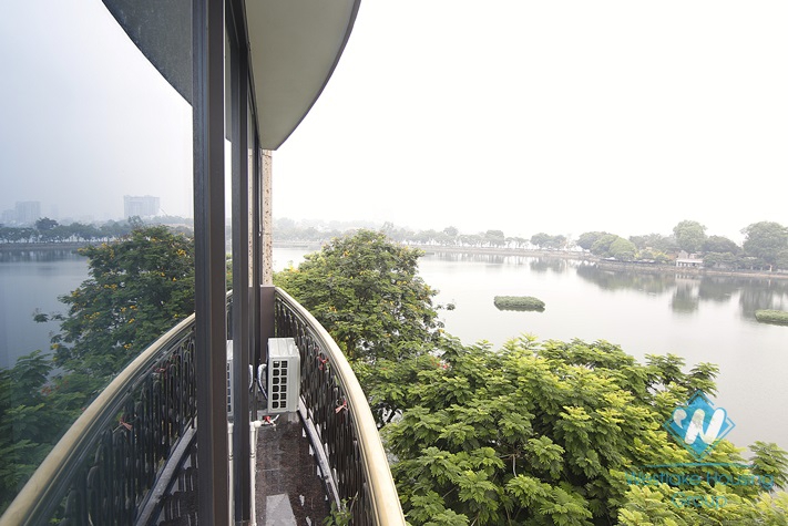 Lake view 2 bedrooms apartment for rent in Tran Vu, Truc Bach
