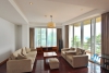Lake view 03 bedrooms apartment with big balcony for rent in Tay Ho area