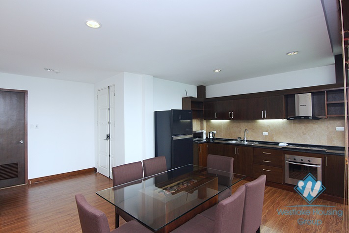 Lake view 2 bedrooms apartment for rent in Quang Khanh st, Tay Ho