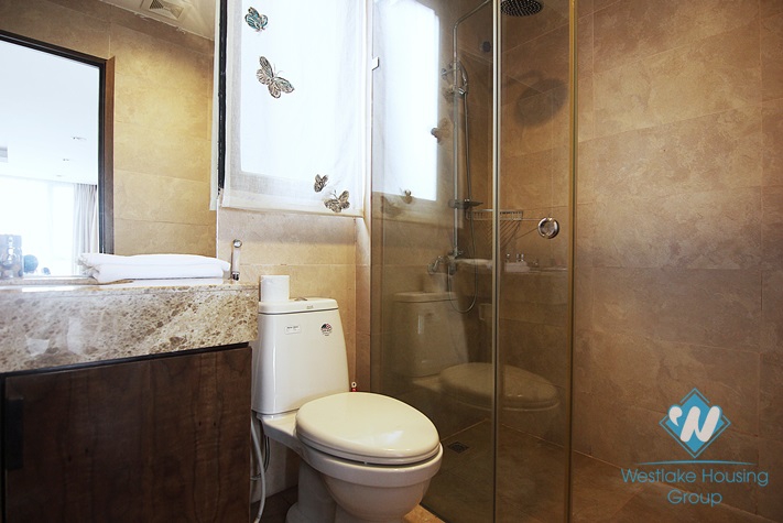 Lake view 2 bedrooms apartment for rent in Quang Khanh st, Tay Ho