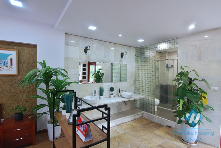 Nice design house with outstanding design for rent in Tay Ho