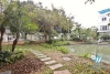 Villa adjacent to big garden for rent at Vinhome Riverside Long Bien Hanoi