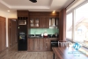 Bright apartment with one bedroom for rent at the Building No 2 alley 32-18 To Ngoc Van st, Tay Ho District
