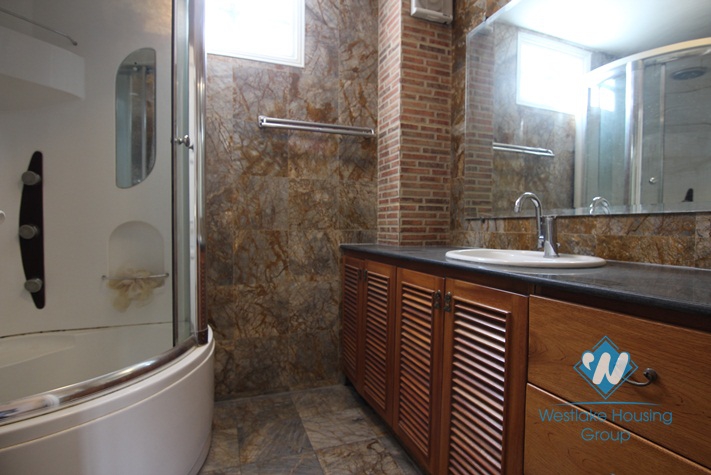 Four beds house for rent in To Ngoc Van alley, Tay Ho, Hanoi