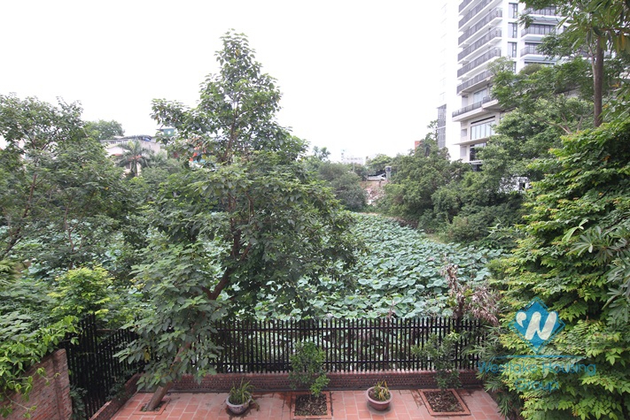 Four beds house for rent in To Ngoc Van alley, Tay Ho, Hanoi