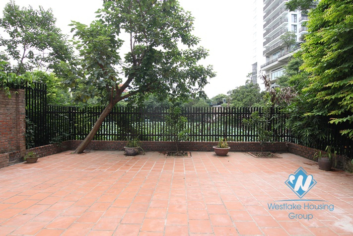 Four beds house for rent in To Ngoc Van alley, Tay Ho, Hanoi