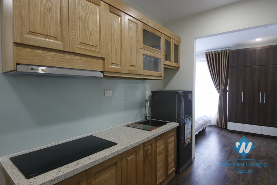 A serviced studio apartment for rent in Dao Tan street