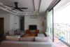 Lake view apartment with 3 bedrooms for rent in quiet alley Au Co st, Tay Ho District 