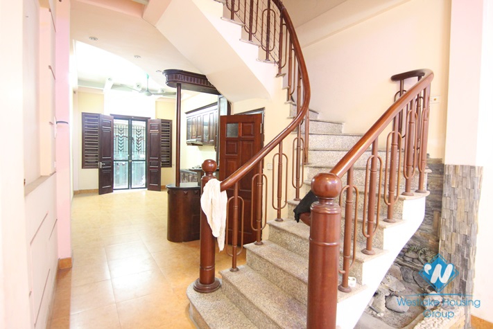Unfurnished house for rent in Dang Thai Mai street, Tay Ho, Hanoi