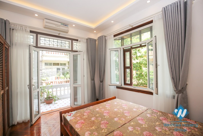 Affordable villa with large patio for rent in Tay Ho