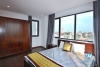 Lake view one bedroom apartment for rent in Xuan Dieu, Tay Ho
