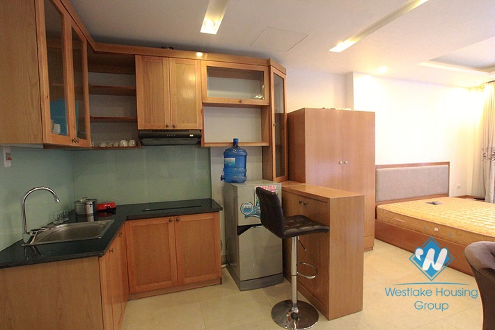 Beautiful studio apartment for rent in Dang Thai Mai St, Tay Ho, Ha Noi