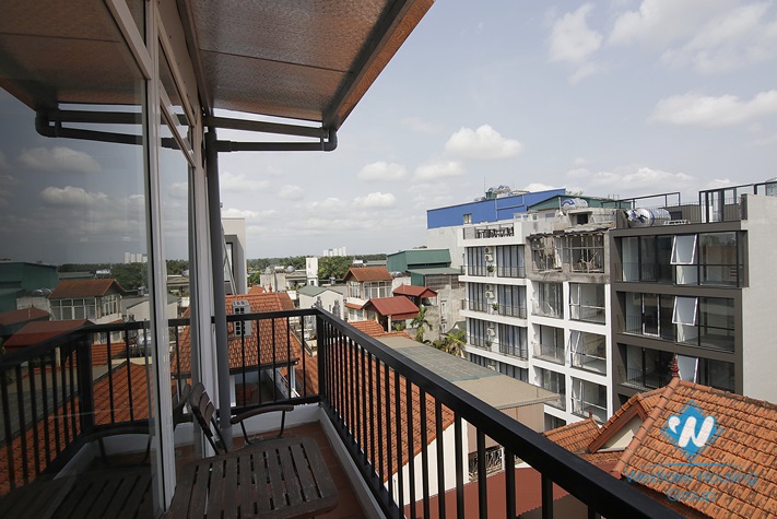 Modern and nice design apartment with balcony for rent in No 02 lane 32-18 To Ngoc Van st.