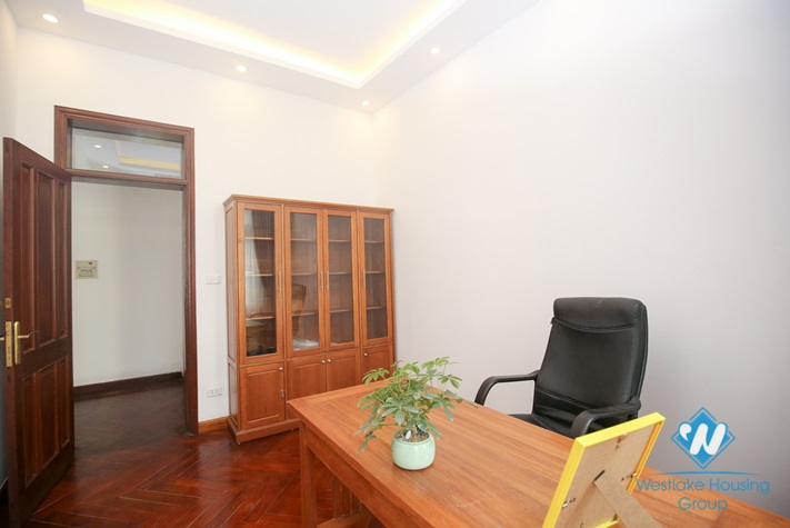 Affordable villa with large patio for rent in Tay Ho