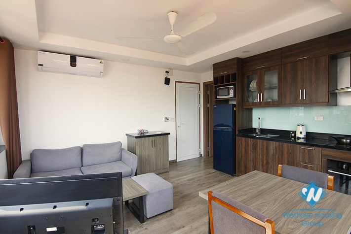 Modern and nice design apartment with balcony for rent in No 02 lane 32-18 To Ngoc Van st.