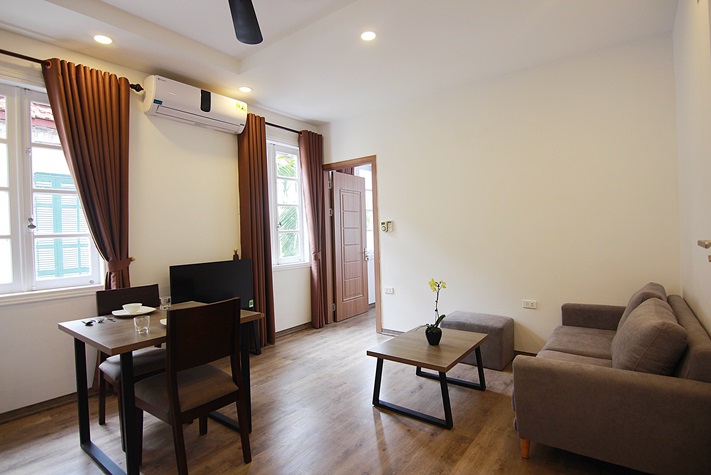 Brand new service apartment for rent in To Ngoc Van district. Room 202