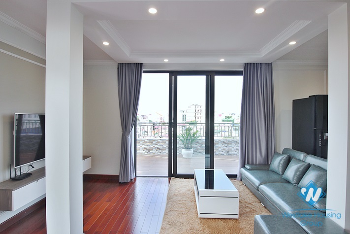 New 01 Bedroom with big terrace for rent in Tay Ho, Ha Noi