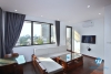 Lake view one bedroom apartment for rent in Xuan Dieu, Tay Ho