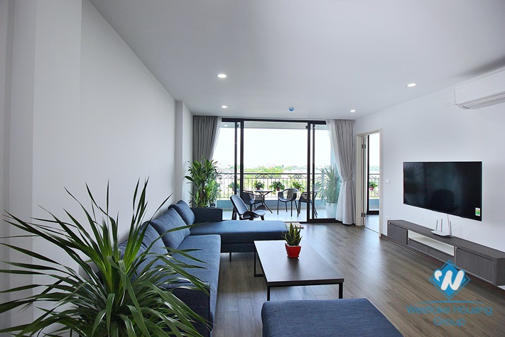 Lake view two bedroom apartment for rent in No 57 Trinh Cong Son, Tay Ho, Ha Noi, Viet Nam