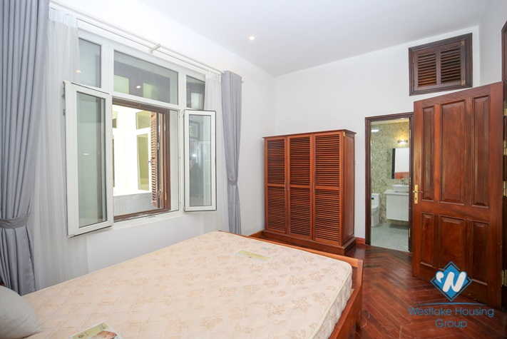 Affordable villa with large patio for rent in Tay Ho
